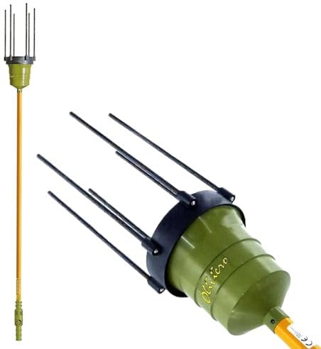 Crisalide® - Oliviero Synthesis Scuotitore Raccogli Olive Abbacchiatore Scuotiolive a Batteria 12V, Asta Fissa 2,5M