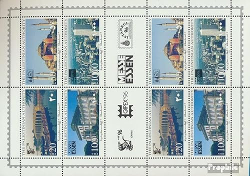 Prophila Collection Palästina/Autonomiegebiet 47-50 Zd-Bogen (kompl.Ausg.) postfrisch ** MNH 1996 Briefmarkenausstellung (Briefmarken für Sammler)