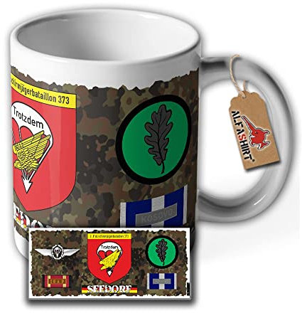 Tasse 2 FschJgBtl 373 Seedorf NATO ISAF Bundeswehr Fallschirmjäger Becher#39983