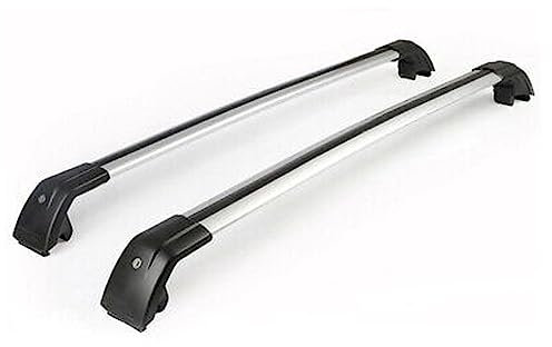 2 Stück Dachträger Aluminium Abschließbar Offene QuerträGer Reling, für Lexus NX NX200 NX300h 2015+ Gepäcktransport Reisen Dachgepäckträger