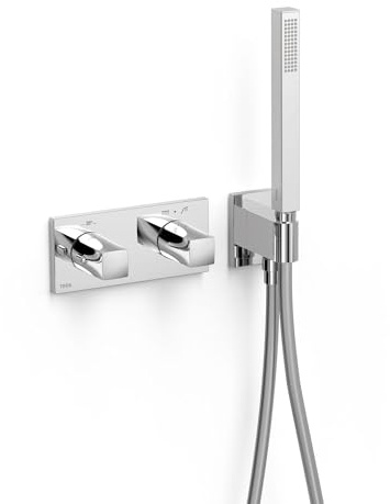 TRES 30725201 B-SYSTEM Grifo Termostático Empotrado de 2 Vías Color Cromo