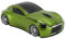 Bewinner Drahtlose Maus in Sportwagenform, Optische Sensormäuse 1600 DPI, 2,4GHz USB Empfängermaus für PC, 10, OS X (Green)