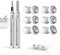 Ersatz-Ohrstöpsel für Airpods Pro 1/2 aufsätze mit Loch zur Geräuschreduzierung, Reinigungsset für Airpods mit 6 Paar Silikon-Ohrstöpsel für Airpods Pro 2/1 die Ladehülle case, 3 Größen (S/M/L)-Weiß