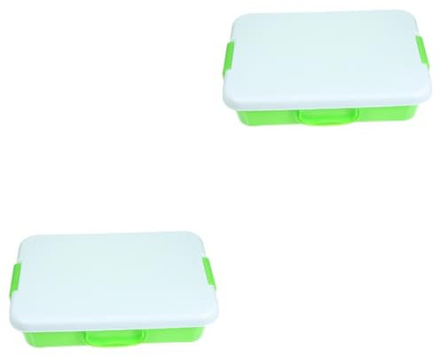 ifundom 2 Uds Caja De Almacenamiento De Mesa De Arena Juguete De Verano Contenedor Sensorial Portátil Bandeja De Arena Kit De Piscina Caja De Arena Bandeja De Juego De Arena Caja