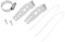 FIXOSHEE Kit De Pour Lave-vaisselle Support Accessoires Installation Pour Entretien De Cuisine Compatible Avec Divers Modèles