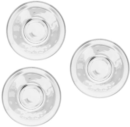 Amosfun Piattini Caffè Trasparenti 6 Piattini in Per Condimenti Ramekin Piattini Trasparenti Tazze e Piattini Da Tè Tazzine Per Caffè Espresso Piattini Vassoio Per Antipasti Solo Riutilizzabile