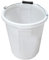 Plastic Bucket Heavy Duty Plasterers Bucket for Mixing Building Plaster and Holding Water - 25 Litre