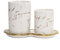 égouttoir à couverts Porte-ustensiles de cuisine à motif marbre for comptoir, organisateur d'ustensiles en céramique avec 2 compartiments, cuillère, baguettes, fourchette, égouttoir, pot à ustensiles