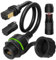OrbitX STARLINK Ethernet Adapter Gen 3 and Starlink Mini, Starlink Mini Cable Extension to RJ45 Coupler, High-Speed Wired Connection, Waterproof Works w/Starlink Gen 3 Router 3.5 FT, Black, 1 Pack