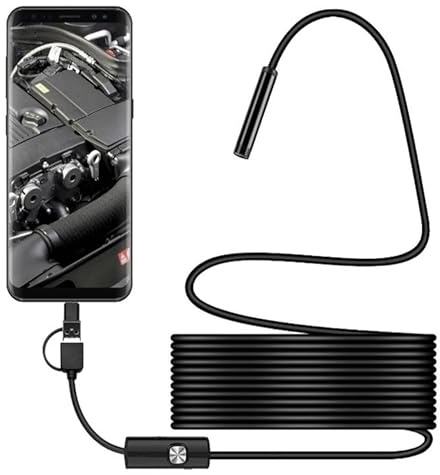 MAJIAOFANG Endoscope Camera with 6 LED Light Borescope Inspection Cameras Snake Cameras for Cellphone PC