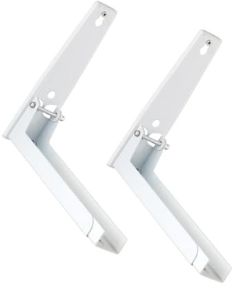 VERDANVERSE Wandhalterung Mikrowelle aus Rostfreiem Edelstahl Klappbares Ausziehbares Gestell Platzsparendes Ofenregal mit Rutschfestem Haltebügel für Küchenorganizer Geeignet für Mikrowellen