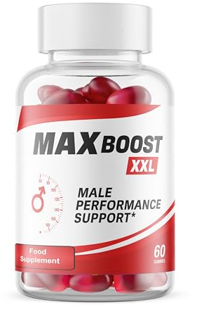 MaxBoost XXL – Advanced Male Performance Support Gummies | 60 Gummies | Supports Energy, Stamina & Vitality | Non-GMO, Vegan Friendly, GMP Quality