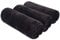 SINLAND Fitness Handtuch Microfiber Sporthandtuch Super weich und saugfähig Trainingshandtuch Reisehandtuch für Fitnessstudio und Gym 40cm x 80cm 3 Stück Schwarz