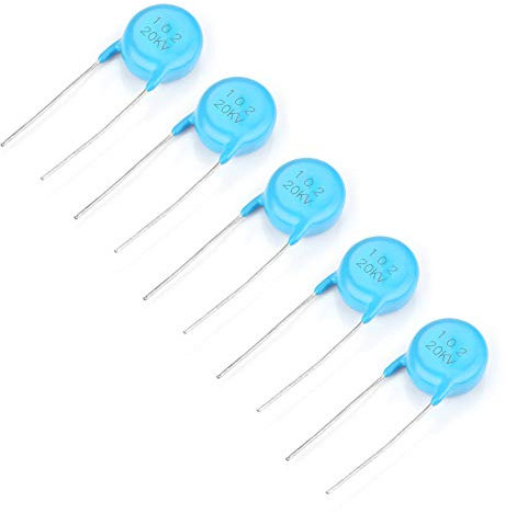 YWBL-WH 5pcs Keramik Kondensator 20KV 1000PF Hochspannungs Scheibenkondensatoren HV Elektronische Kondensator