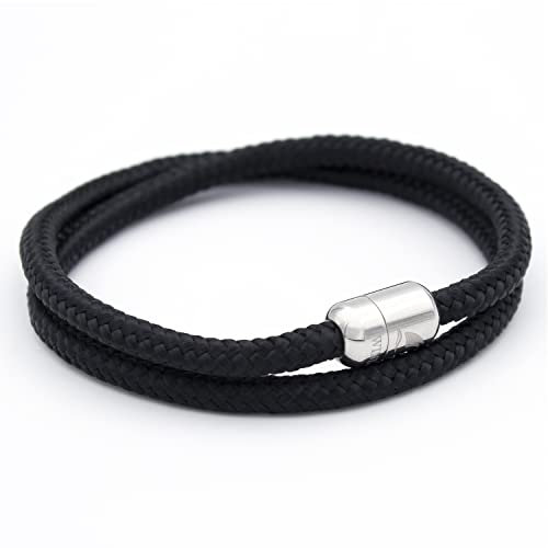 Wind Passion – Handgemachtes Paracord Armband aus Seemannsgarn, geflochtenes Segeltau für Herren und Frauen, wasserfestes Surferarmband, ideale Partner- und Herren-Geschenke, stilvolles Accessoire