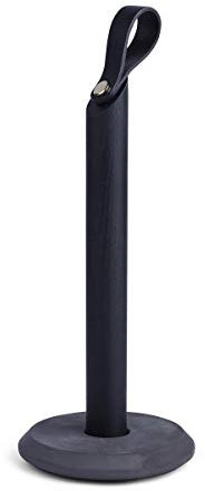 Gejst Grab Küchenrollenhalter Schwarze Eiche - Skandinavisches Design - Hochwertige Materialien - Industriegefühl - Schwere Basis