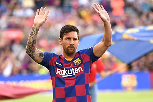 Lionel Messi Oblate in Barcelona für Kuchendekoration für Geburtstage und Mottopartys