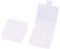 N/A 2 x Rectangular Clear White Battery Case for 9V Type Batteries