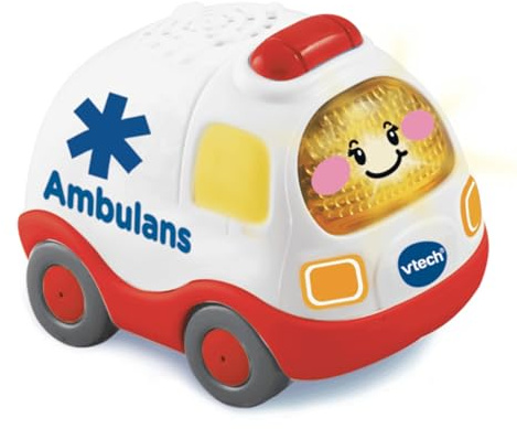 Vtech Trefl TUT TUT Auto Ambulans Interaktives Spielzeug für Kinder ab 12 Monaten