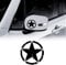 4R Quattroerre.it 17116 Adesivi Stella Army Militare per Jeep Renegade Specchietti, Diametro 9 cm, Nero Opaco, 2 Pezzi