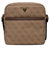 GUESS Herren Umhängetasche Vezzola hellbraun/schwarz/kastanienbraun One Size