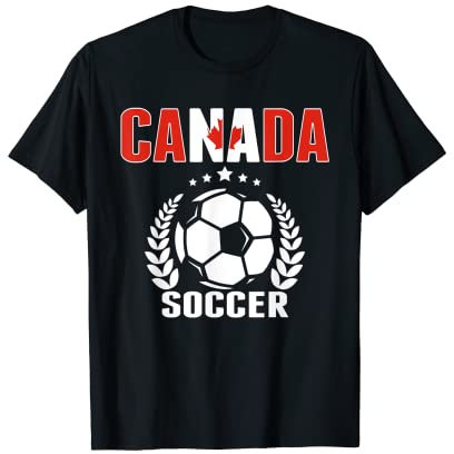 Kanada Fußball-Fans Trikot stolze kanadische Fußball-Fans T-Shirt