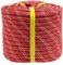 CRAYZA Double Braided Arborist Rigging Rope (1/2 in x 50 ft) Strong Polyester Rope 48 Strands for Tree Work Climbing Pulling Swing Sailing, Red