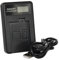 MaD Cameras LP-E5 Chargeur de batterie USB pour Canon EOS 450D 500D 1000D Rebel T1i XS XSi Kiss X3 Kiss F