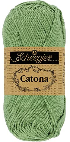 Scheepjes - Scheepjes Catona 212 Sage Green Yarn - 20x25g