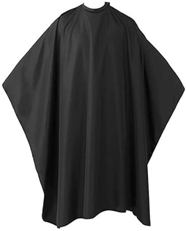 BMLIMITED BML Black Professional Hair Cutting Cape Waterproof Barber Hairdressing Apron Adjustable Salon Hair Dye Gown for Hair Stylists Barbers Home Hair Cutting