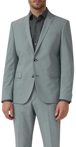 s.Oliver BLACK LABEL Herren 2140779 Business-Anzug Jacke, 79m1 Grün, 26
