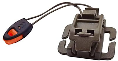 harayaa Engineering Ice Axe Clip Flashlight Clip Outdoor Wheel Clip for Molle Walking, Green