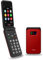 TTfone TT760 4G USB-C Téléphone portable pour personnes âgées, simple et facile à utiliser, cellule pliable à rabat pas cher et facile à utiliser, EE Pay as you go (rouge, avec câble USB)
