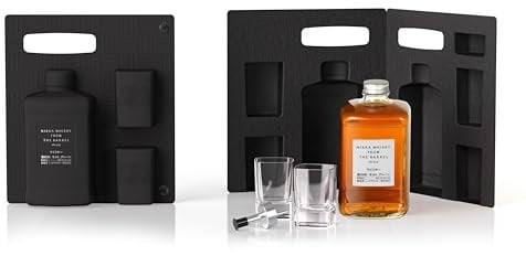 NIKKA - From the Barrel Coffret Silhouette 2 Verres & Pourer - Blended Whisky - 51,40% Alcool - Origine : Japon - Bouteille 50 cl