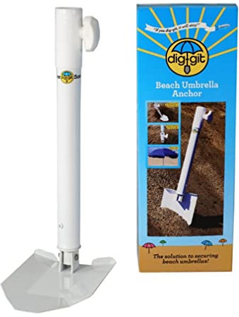 dig-git Best Beach Umbrella Sand Ancho