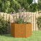 ShGaxin Jardinière Gris 60x60x45 cm Acier corten,Jardinières,Jardinieres Exterieur,Bac Jardiniere,Bac à Fleurs Extérieur,Jardinieres Balcon,Jardinières,Jardinieres Exterieur,Bac Jardiniere,