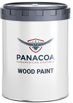 PANACOA Holzfarbe Holzlack Wetterschutzfarbe Holzschutzfarbe für außen und innen wetterfest l Silbergrau 750ml