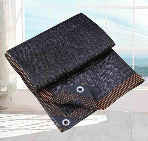 AuMarndi Filet Ombrage Potager 3m X 4m Bache pour Pergola Voile d'ombrage Rectangulaire 3x5 Filet d'ombrage Toile d'ombrage Rectangulaire 3x5m,black-2x5m