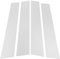 A ABSOPRO Autocollant Anti-Rayures Pour Garniture De Fenêtre De Montant De Porte Pour Volkswagen Tiguan 2009-2015, Ton Argent Chromé