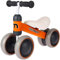 Mini Kinder Kleinkinder Laufrad | von 1-3 Jahre | 4 weiche leise Räder | Lauflernrad Kinderlaufrad Rutscher (Orange)
