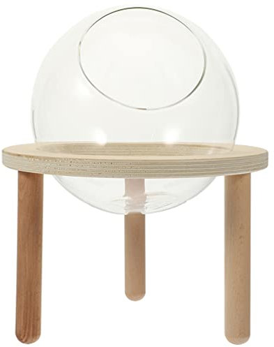 Sosoport Hamsterbadewanne Aus Glas Sandbadbehälter Käfig Chinchilla-badewanne Heimtierbedarf Täglicher Gebrauch Hamsterbad