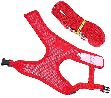 BESPORTBLE 1satz Hühnergeschirr Mit Verstellbarem Haustiere Atmungsaktive Hühnerweste Rot Für Komfortables Training Und Mit Hühnern Und Enten