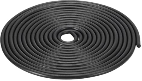 EPDM Dichtschnur für Fugen, Ø 2mm Rundschnur Fugen-Dichtschnur, Durchmesser Fugenschnur Füllschnur, Schwarz Fugendichtschnur, Fugen-Dichtung für Fuge und Spalt Beton Füllung