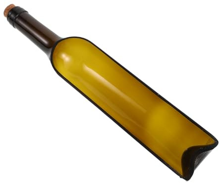 iplusmile Pot de Fleurs en Verre Bouteille de Vin Créatif pour Décoration Intérieure et Extérieure, Jardinière Succulentes, Multifonction Coupe à Fruits et Porte-Bougie, Design Artistique