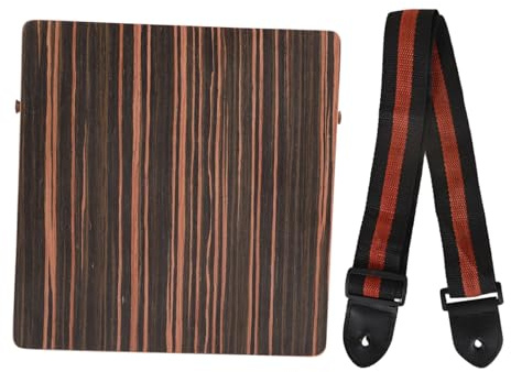 Vvikizy Travel Cajon Box Drum, Tragbares Schlaginstrument aus Ebenholz mit Hervorragender Klangqualität, für Anfänger und Erwachsene auf der Bühne