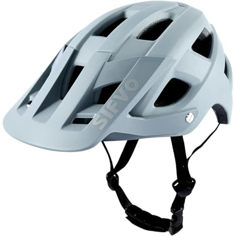 Fahrradhelm Herren und Damen, SIFVO MTB Helm Fahrradhelm mit Visier, Fahrrad Helm Mountainbike Helm Rennrad Helm Leicht & Einstellbar M/L (54-62cm)