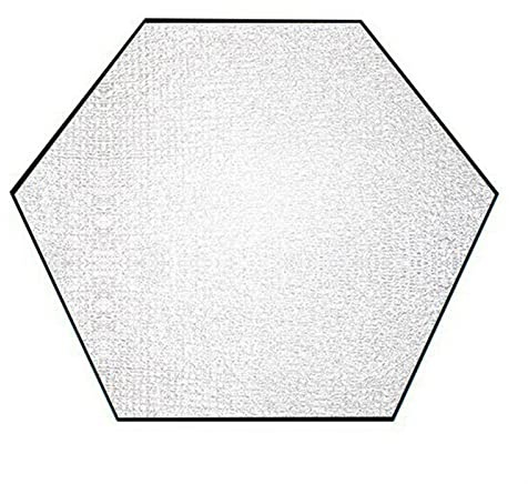 LRFVADW Tent Hexagonal Tent Footprint Waterproof Mat Portable Ground Sheet Moisture-Proof Aluminum Film For Hiking Backpacking