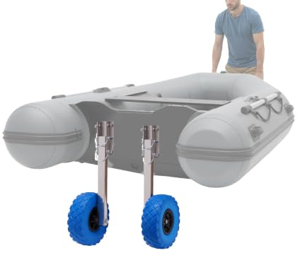 Goddlgjik Slipräder - Bateau pneumatique universel - 25 cm - Jusqu'à 150 kg