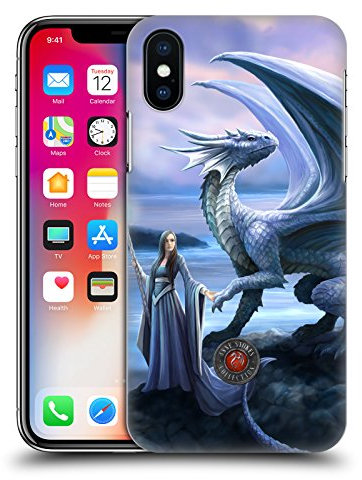 Head Case Designs Offizielle Zugelassen Anne Stokes Neue Horizonte Drachen Freudenschaft Harte Rueckseiten Handyhülle Hülle Huelle kompatibel mit Apple iPhone X/iPhone XS