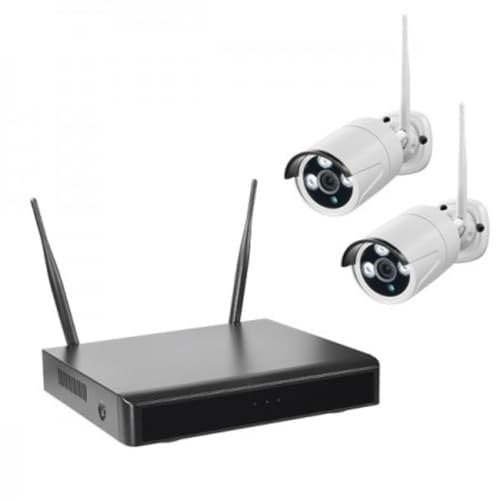 WLAN-Überwachungskameraset mit 2 Kameras WR100 SET B2 4015162266009 Indexa